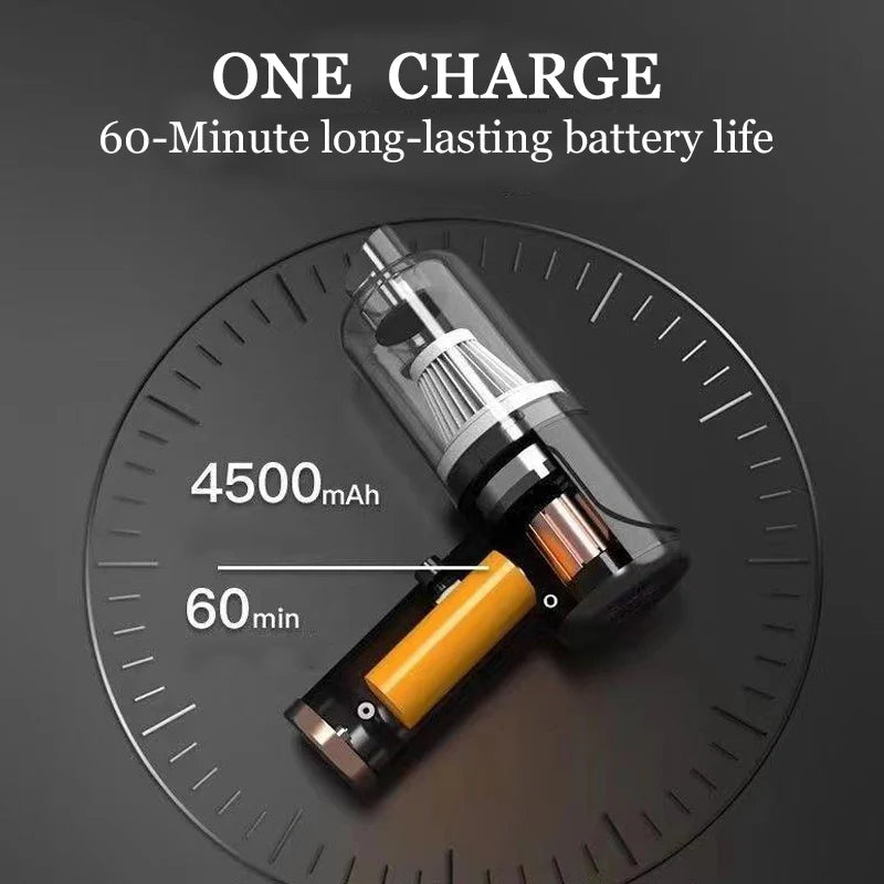 مكنسة السيارة الذكية – نظافة احترافية فدقائق بلا تعب